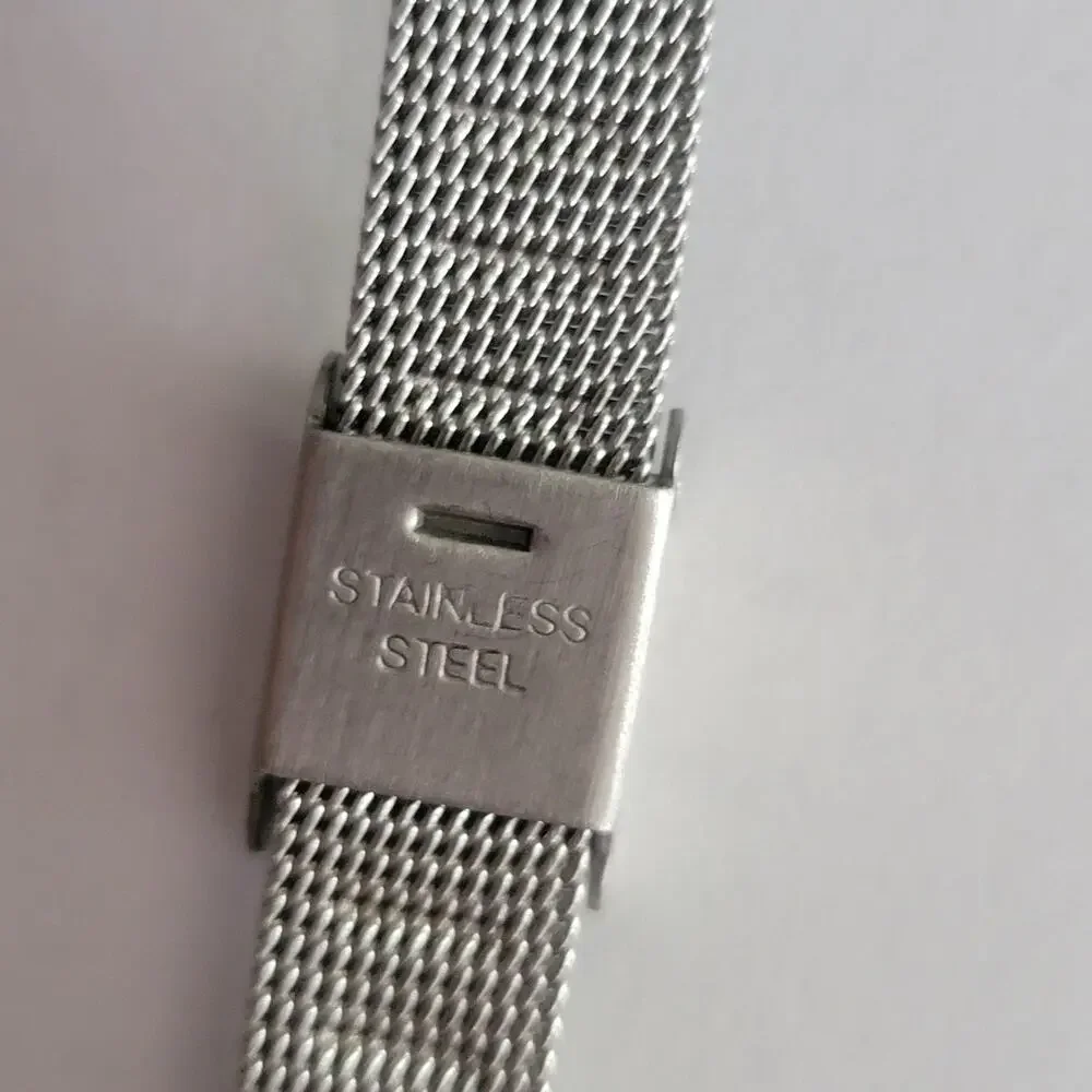 Rumours Womens Watch Black Dial Silver Tone Butterfly Case Mesh Bracelet - Picture 5 of 10